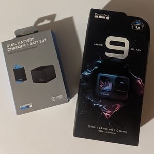 GoPro HERO9 plus Dual Battery Charger + extra Battery
